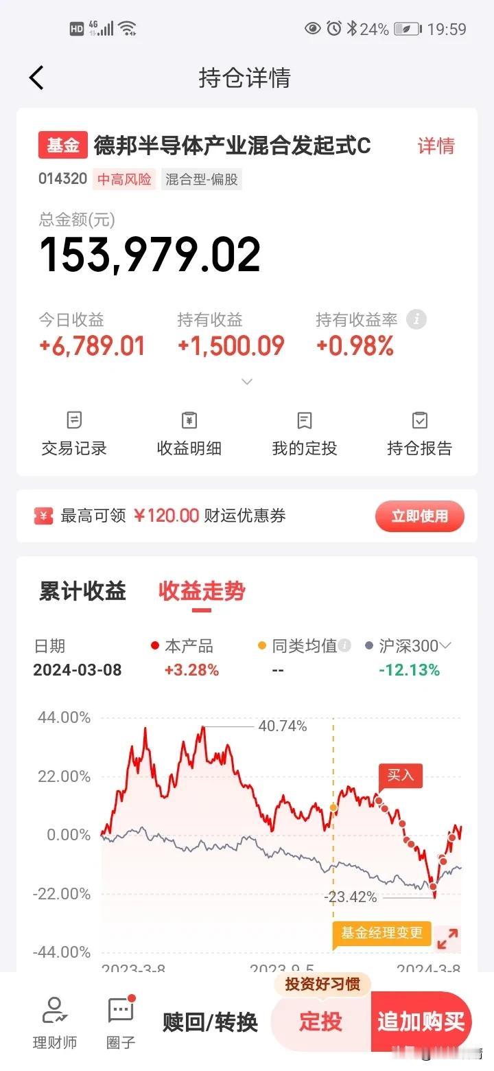 从宏利转型机遇调仓到德邦半导体，看来是个错误啊！