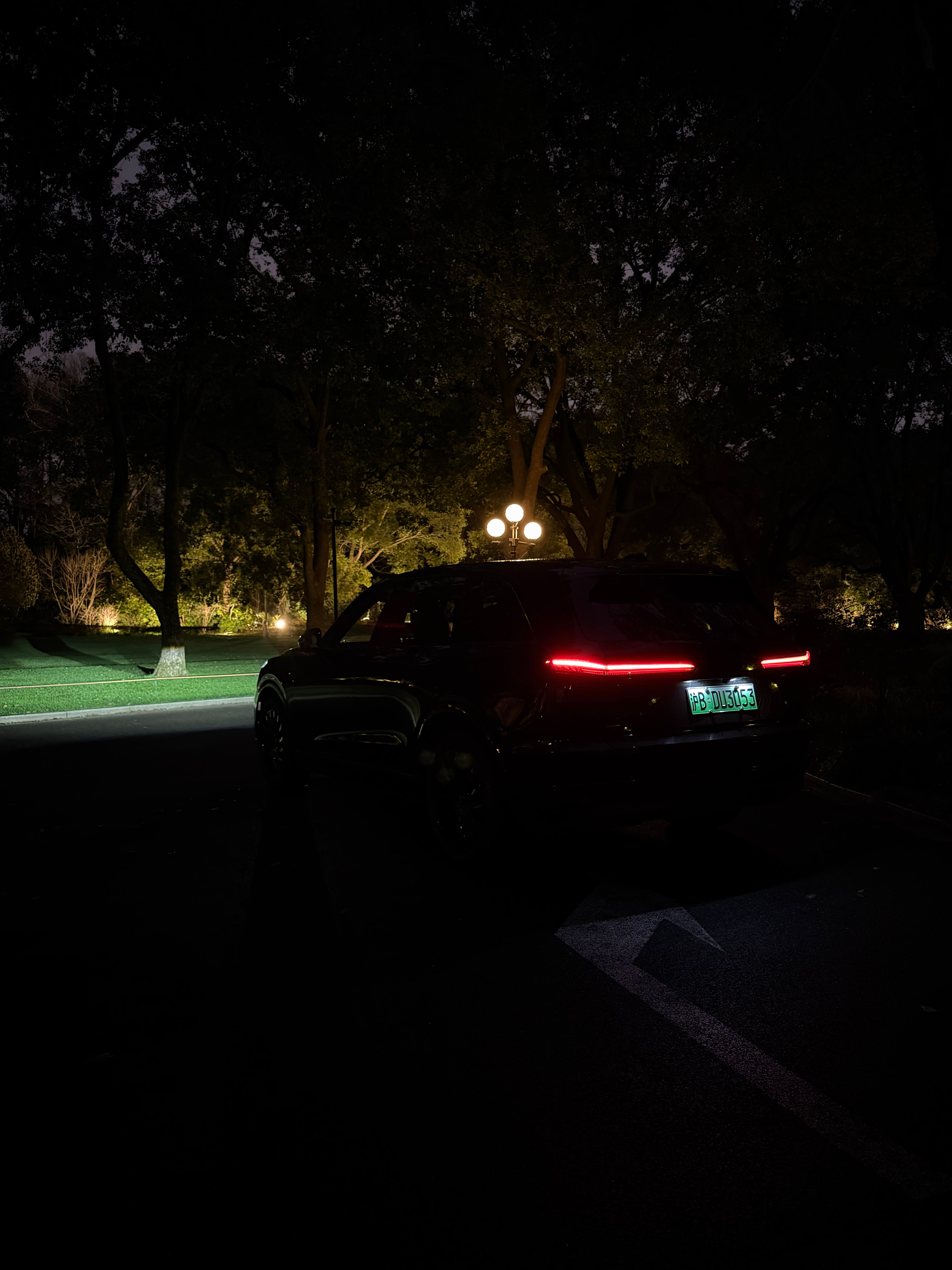 雨天拍拍黑骑士乐道L90 上海·西郊宾馆