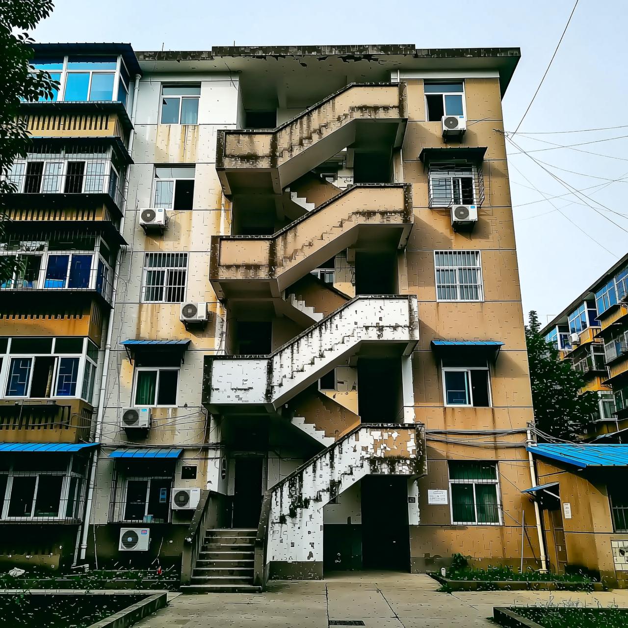 失去生命过才明白低层步梯房的优势。
​这两天看着香港火灾伤亡人数不断增加，又重新