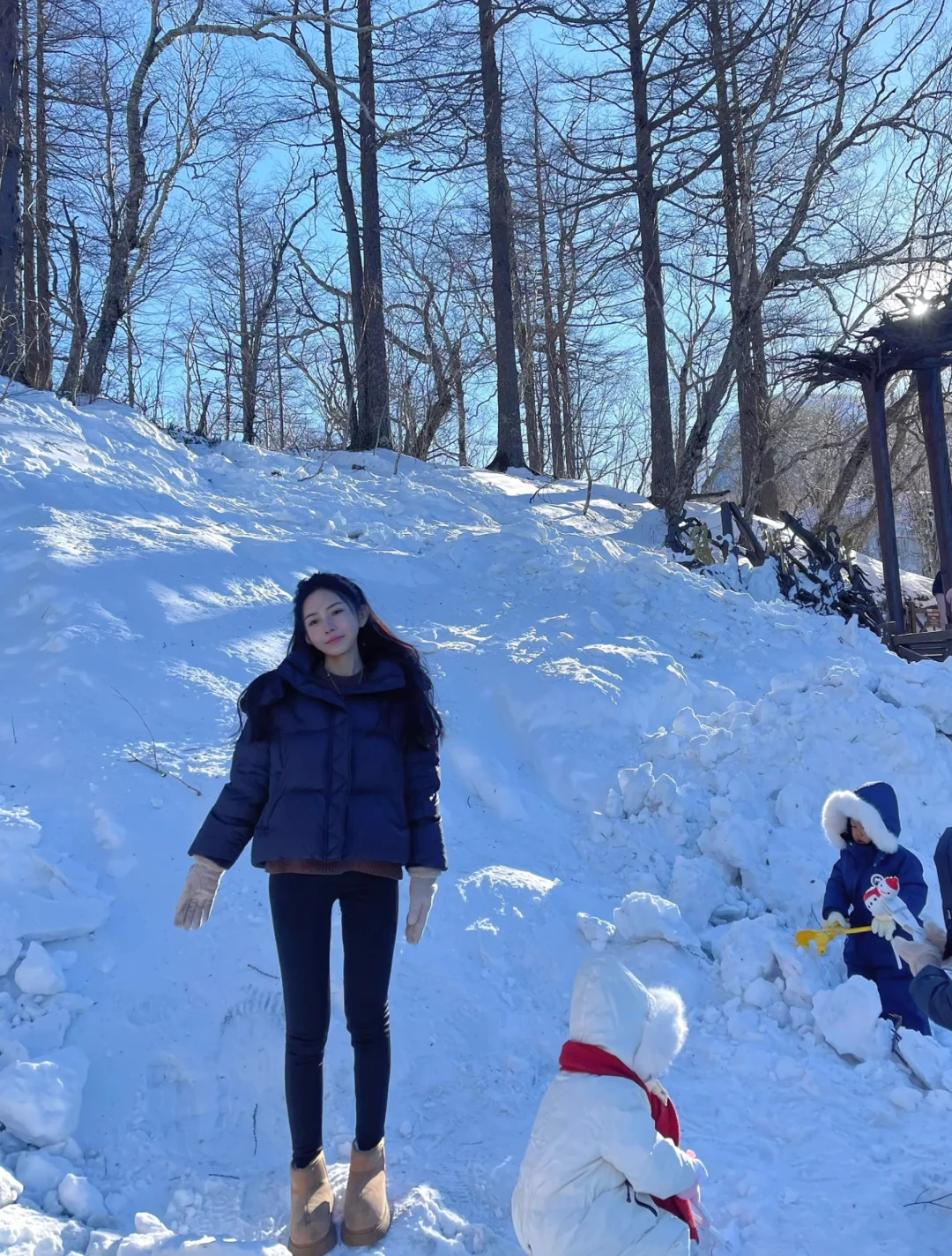带娃玩雪❄️