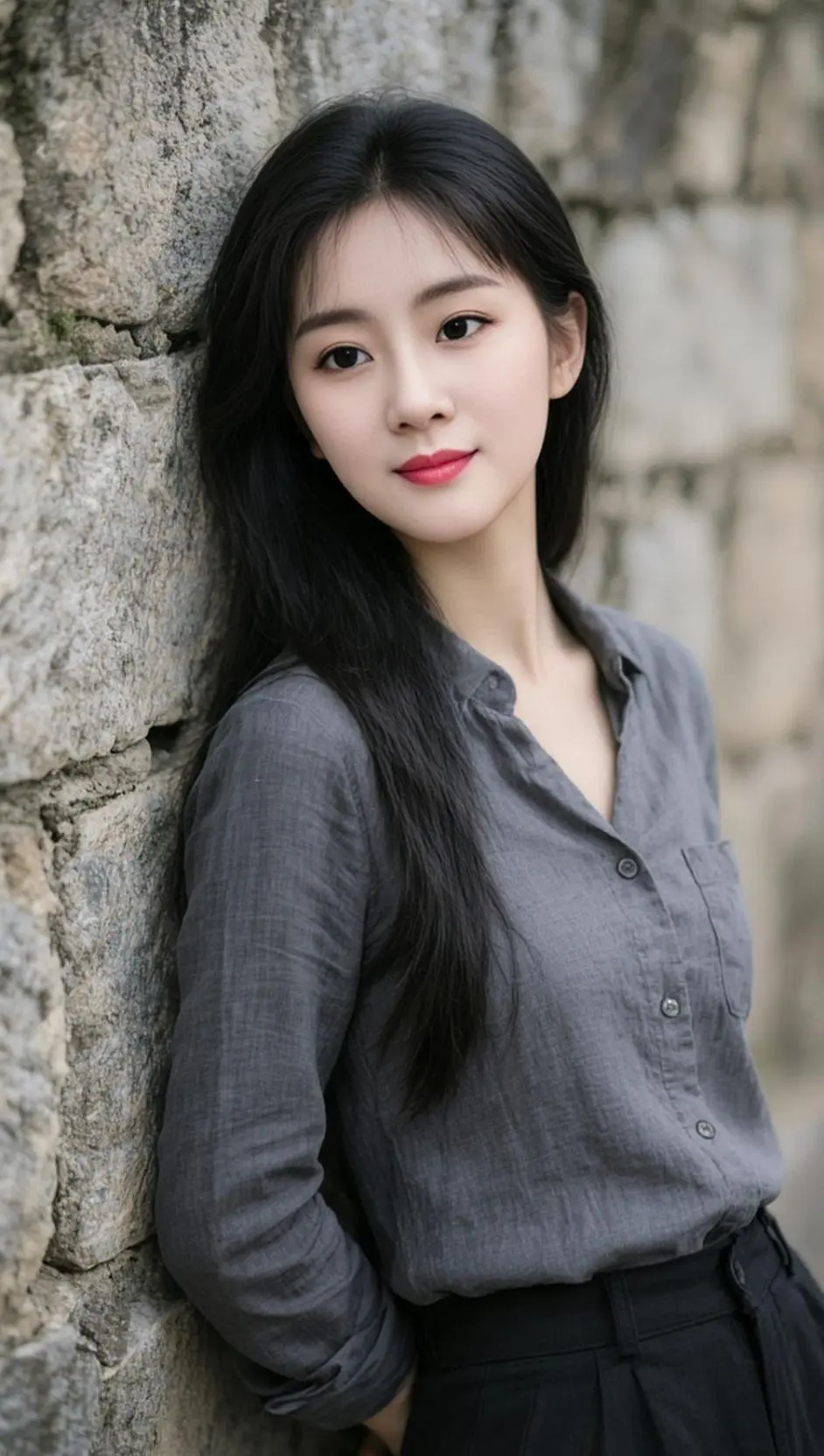 AI低饱和人像 ai创作