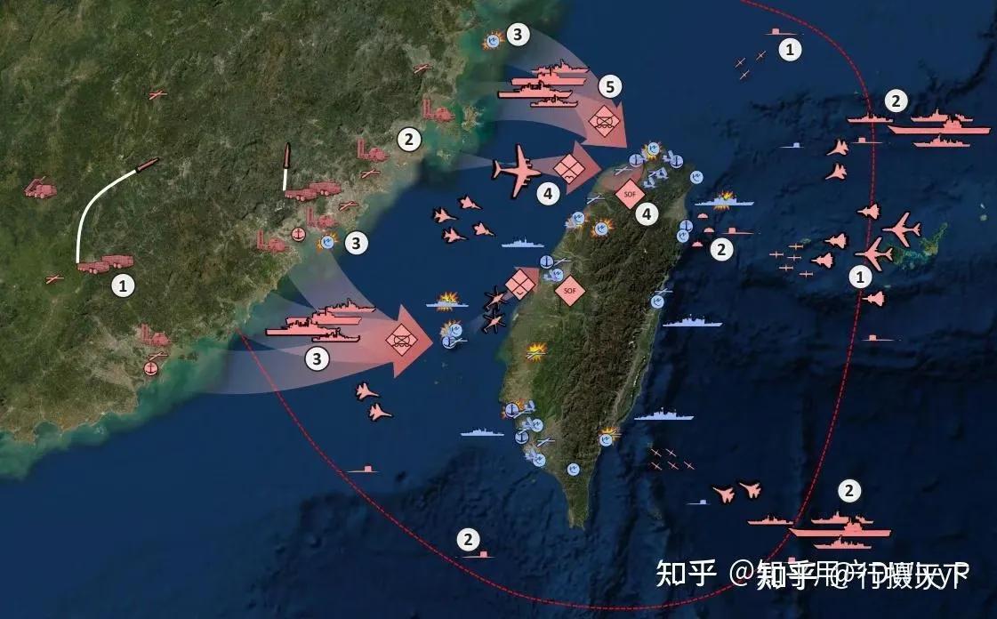 美国想恶搞台湾，最近动静有点大，搞不好年内开战，预演结果有点惨，需集结所有兵力，