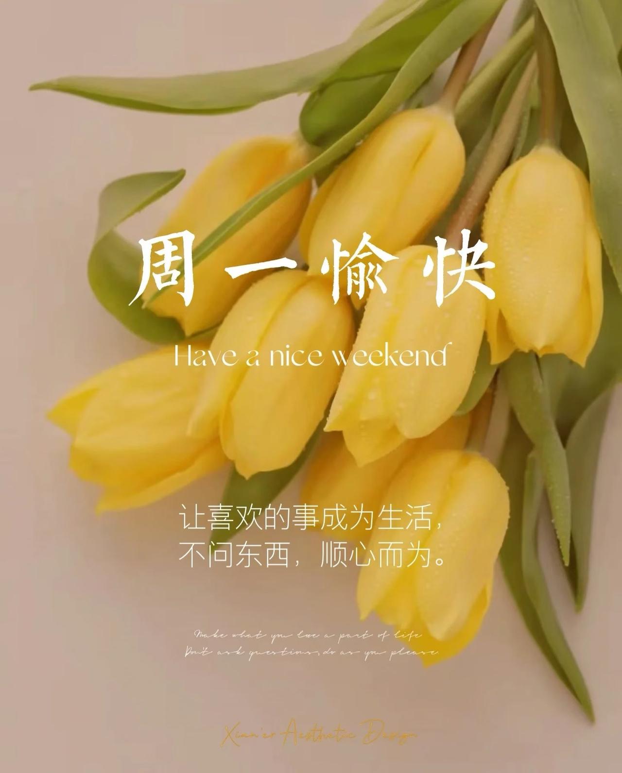 新的一周，新的开始
早安🌿