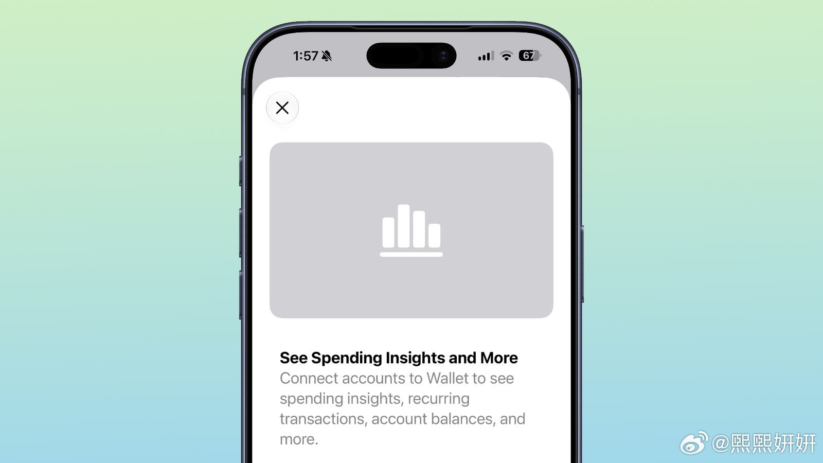 Apple在iOS 27第2个测试版里，为钱包App新增了一项名为Insight