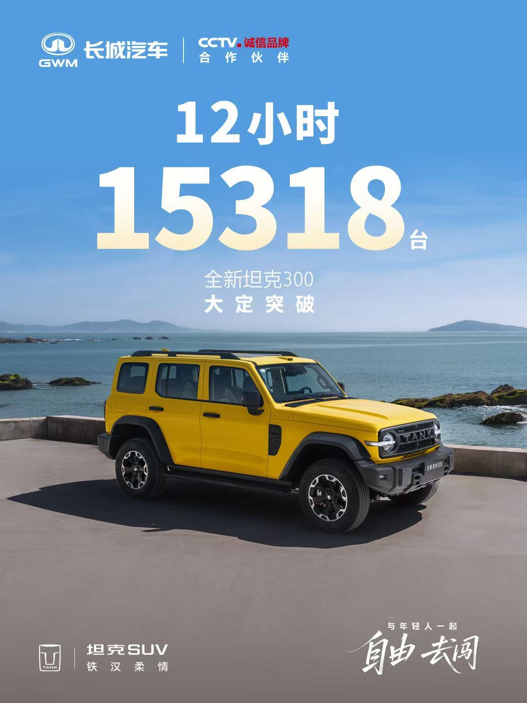 全新坦克300上市12小时订单量达15318台！熟悉的感觉回来了，坦克还是那个坦