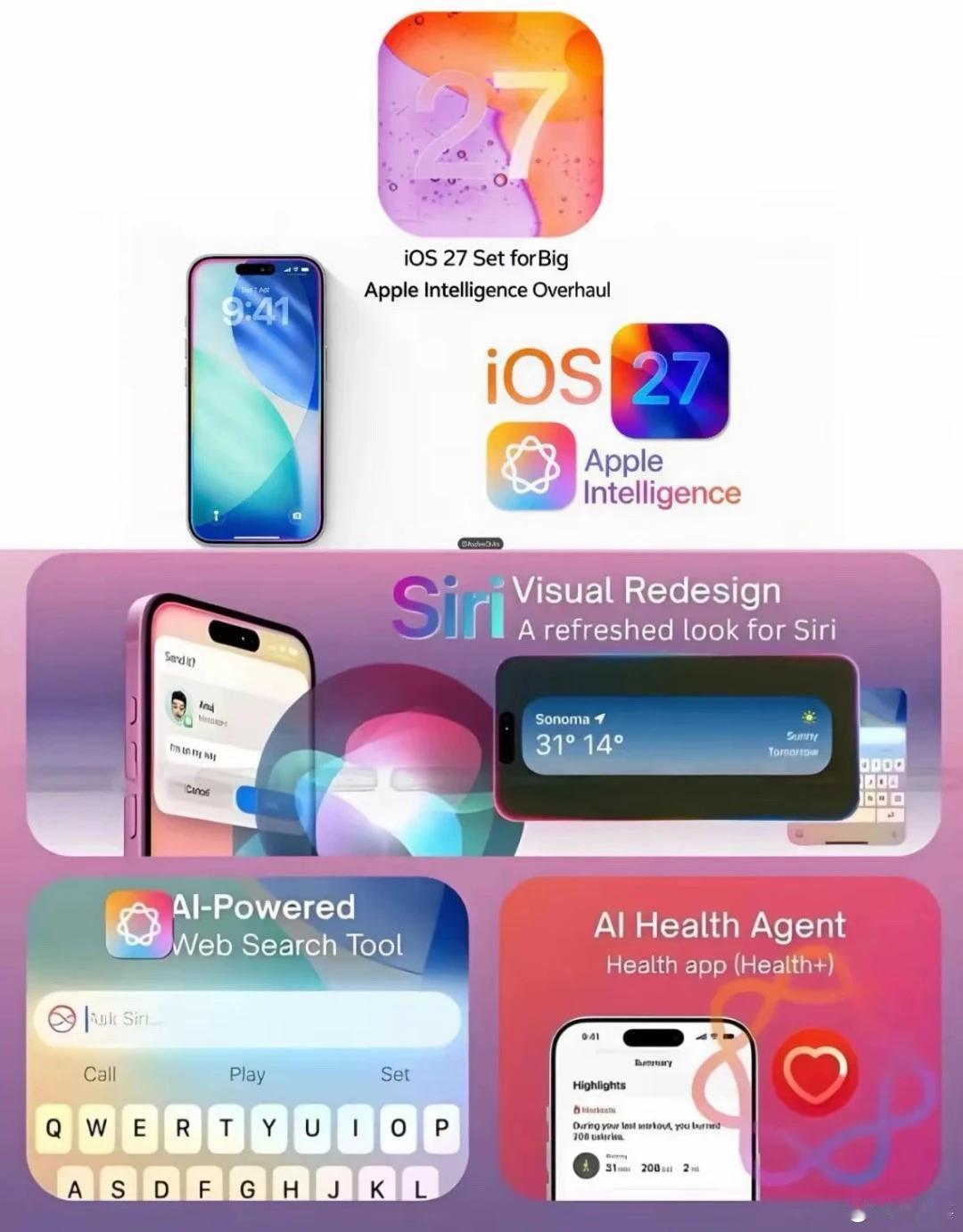 iOS27首版公测获众多大V认可，日常主力机可更！

不少数码领域知名创作者都在