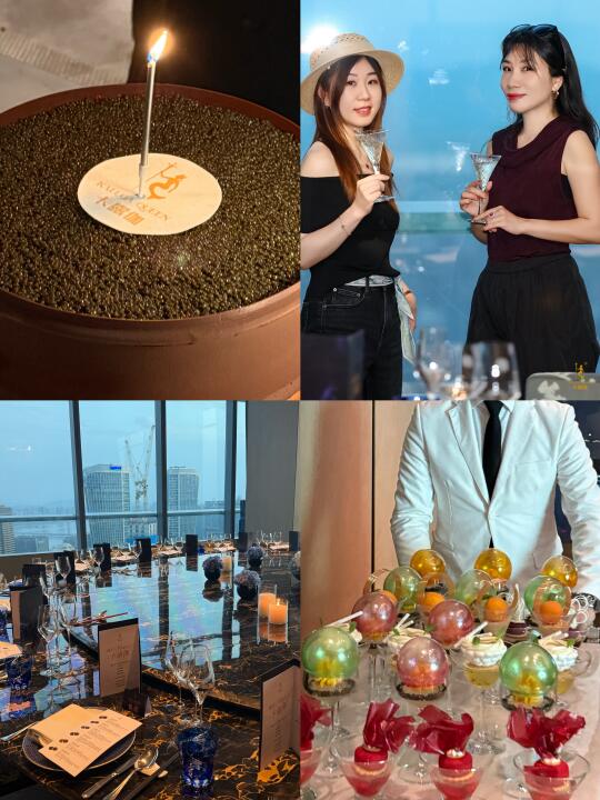 太奢侈啦！在柏悦49层高空享受鱼子酱自由！