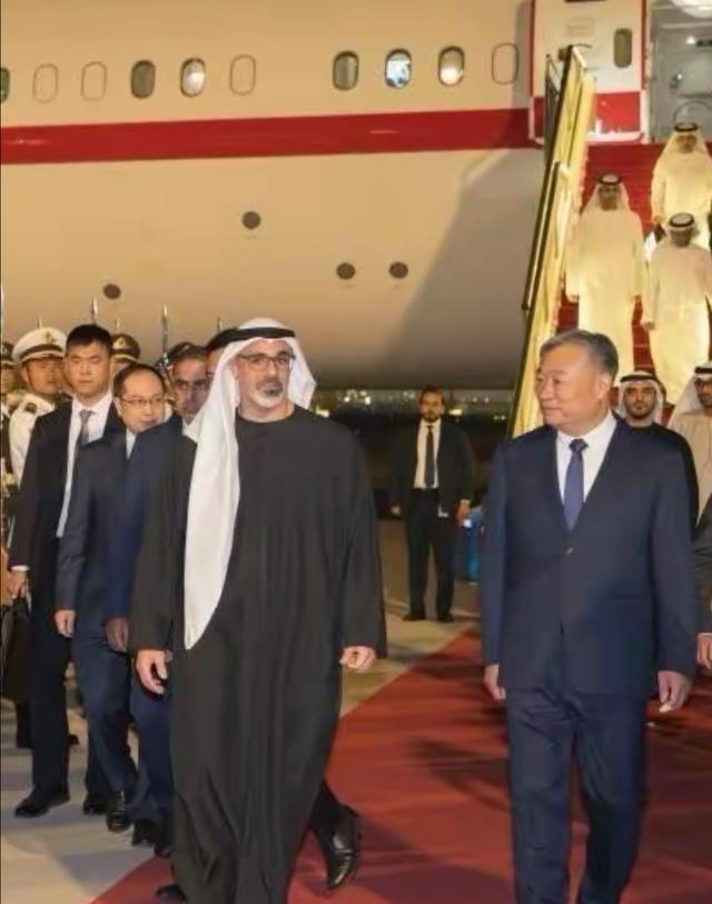 实在没办法了，阿联酋王储访华，形势已远超预判

4月12号的时候，阿联酋阿布扎比