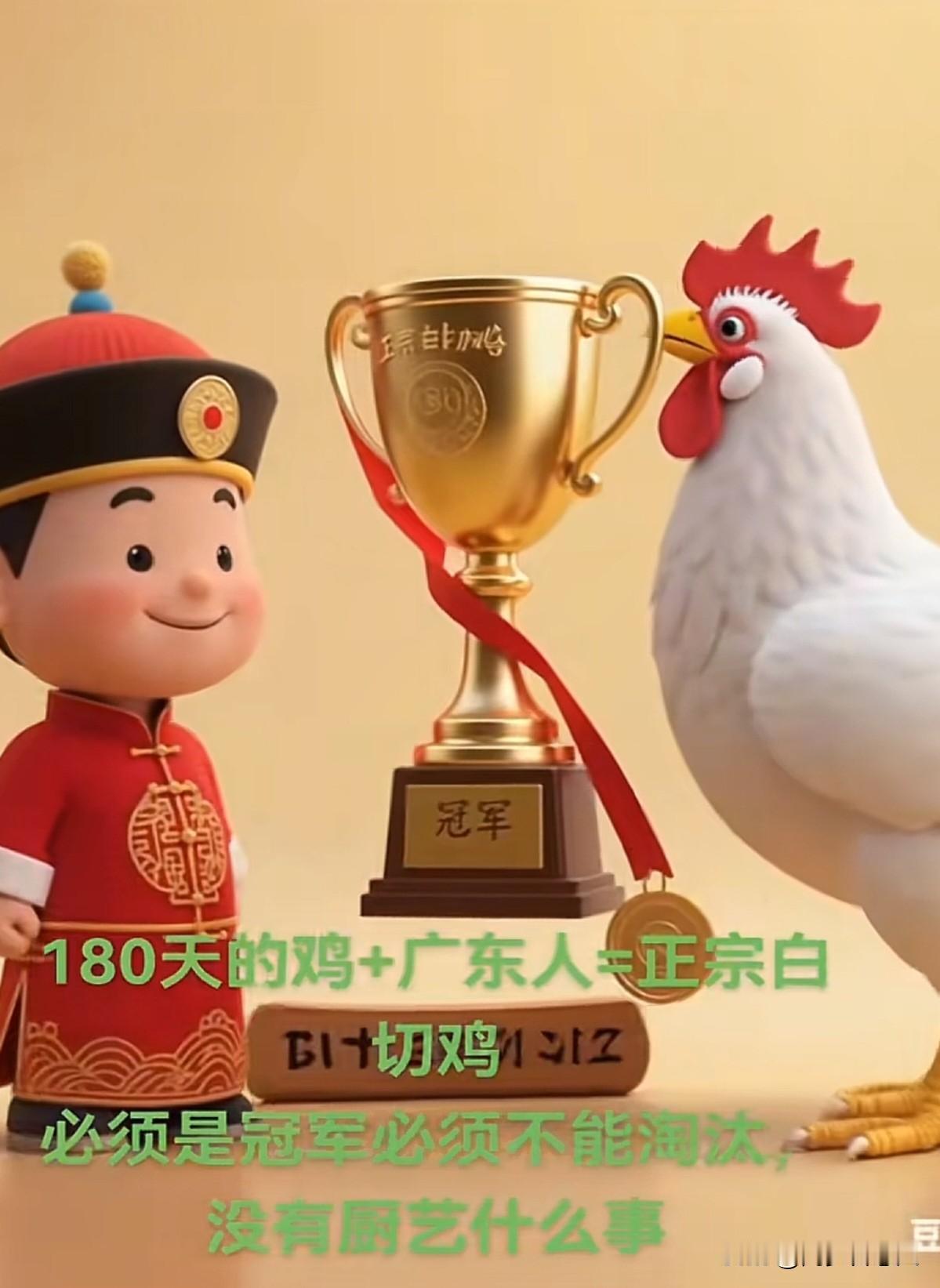 广东网友有点难受了，一觉醒来全网都在内涵“180天走地鸡做出的白切鸡，必须是冠军