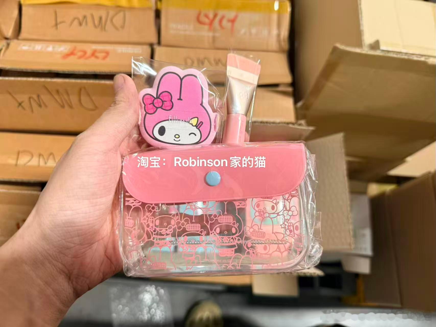 今天上了300套fillimilli这个限量的美乐蒂套刷，里面的刷型828我要单