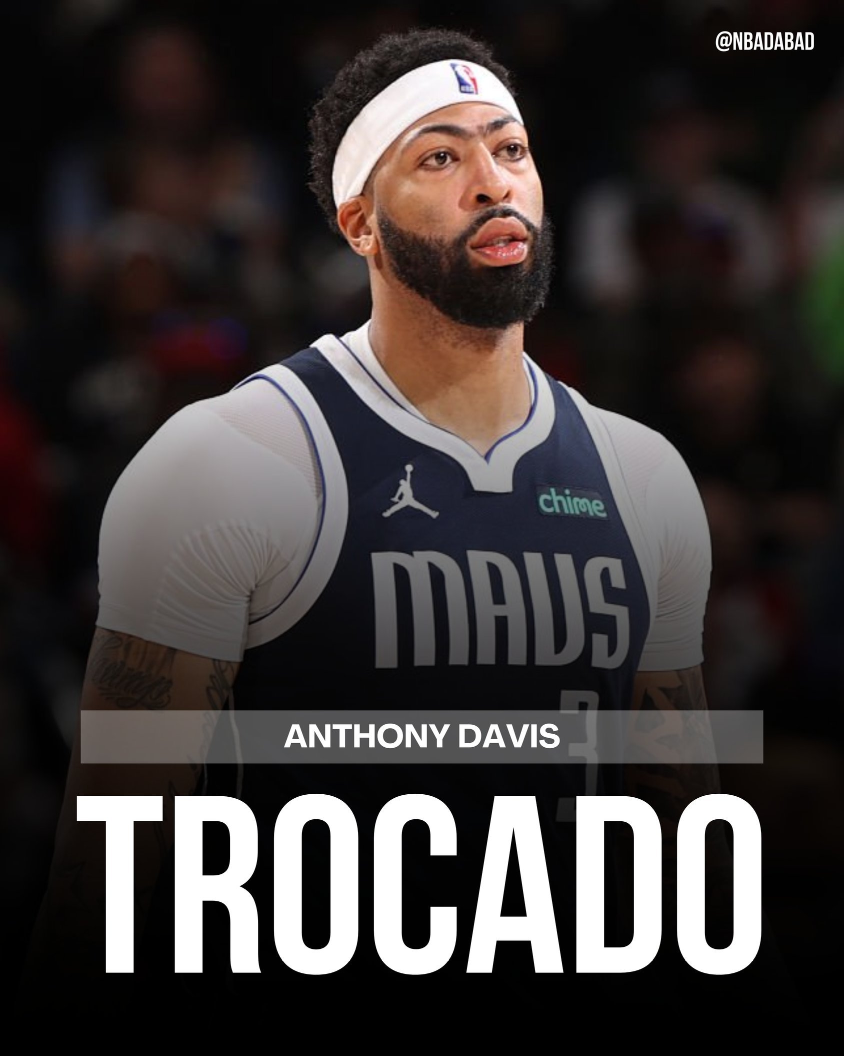 据报道，独行侠将把10次入选全明星的安东尼·戴维斯交易到奇才队。奇才队得到：安东