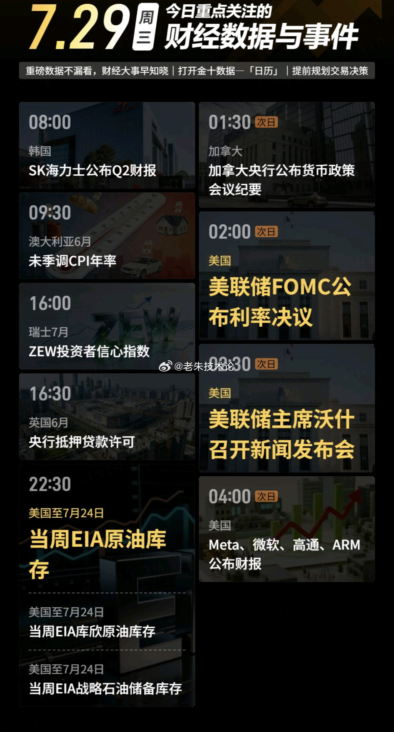 【今日重点关注的财经数据与事件：2026年7月29日 周三】① 08:00 SK