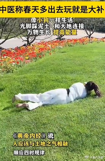 中医称春天多出去玩就是大补 真的被中医说中了！春天多亲近自然多走动，整个人状态直