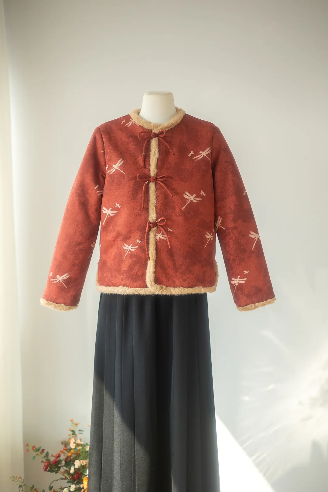 一眼心动的红蜻蜓｜棉服外套