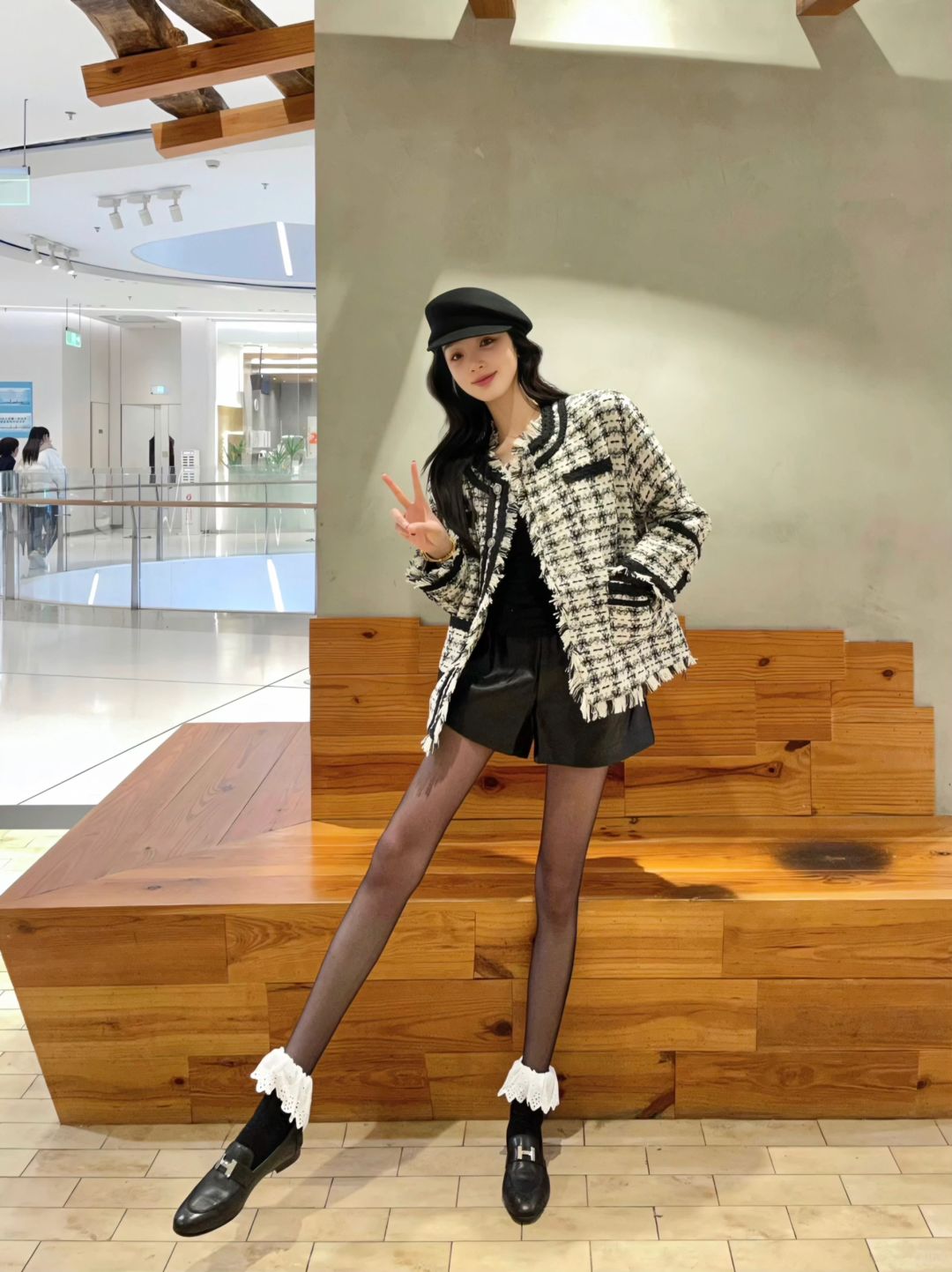 哦莫 好长的腿子！