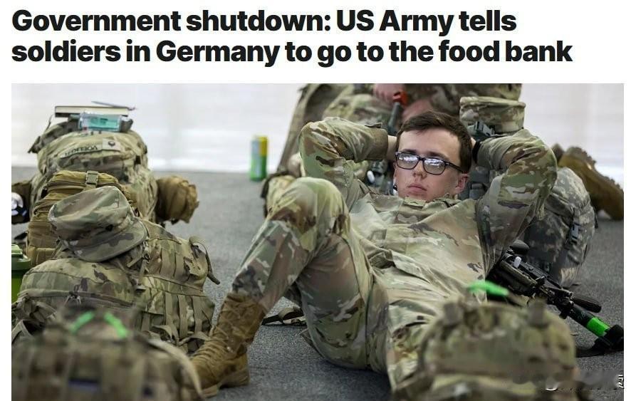 由于美国政府停摆，美国驻德国士兵被建议向慈善机构寻求食物援助，—— 欧洲新闻电视