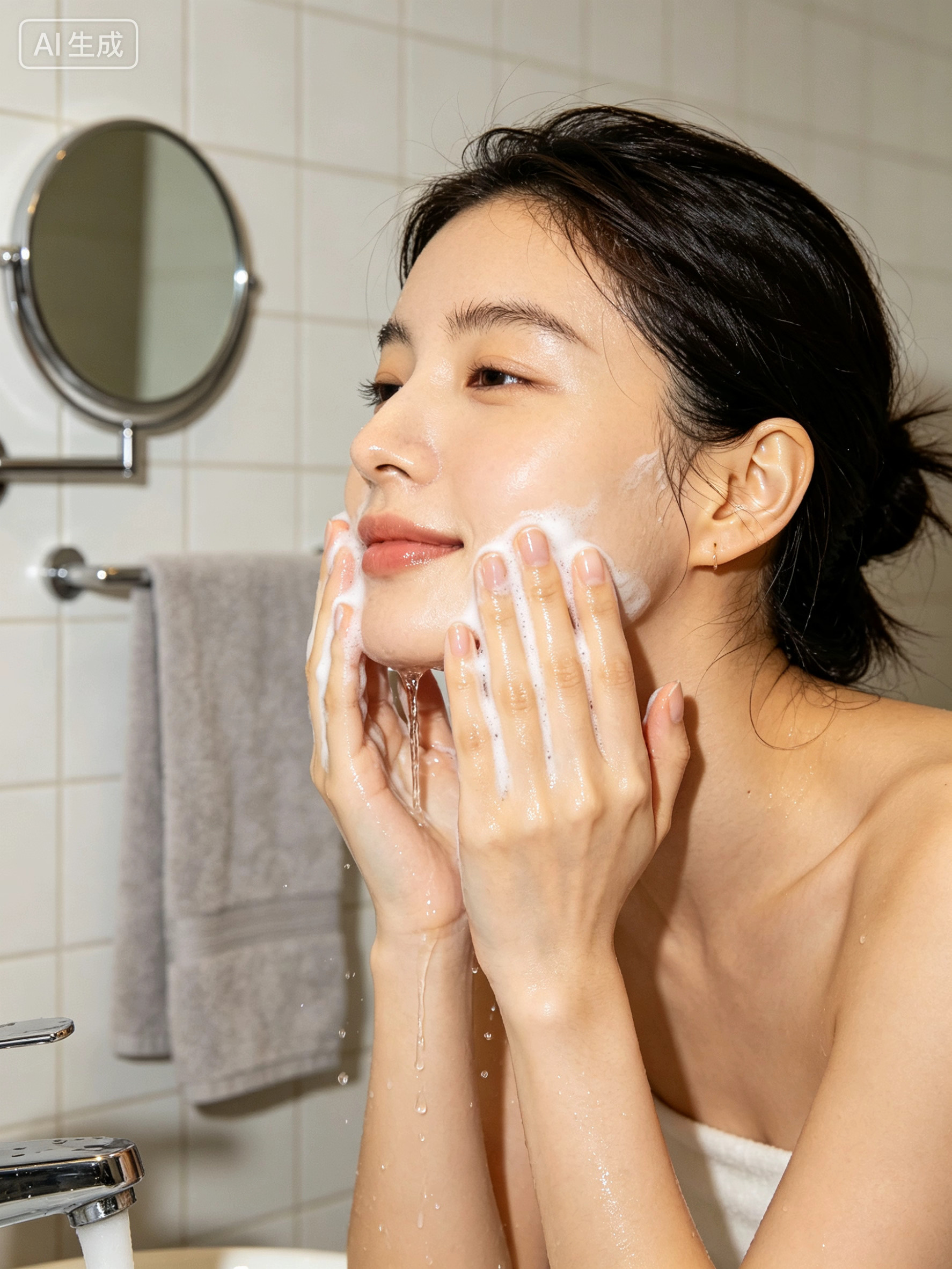 皮肤好是可以洗出来的 皮肤暗沉、长痘、反复泛红？多半是洗脸没做对。过度清洁伤屏障