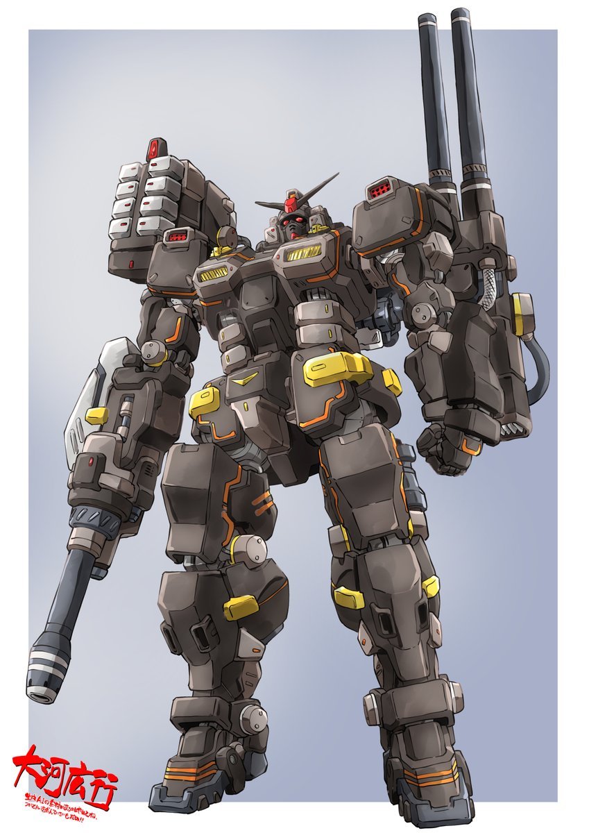 FA-78-2重型高达（via 大河広行）高达