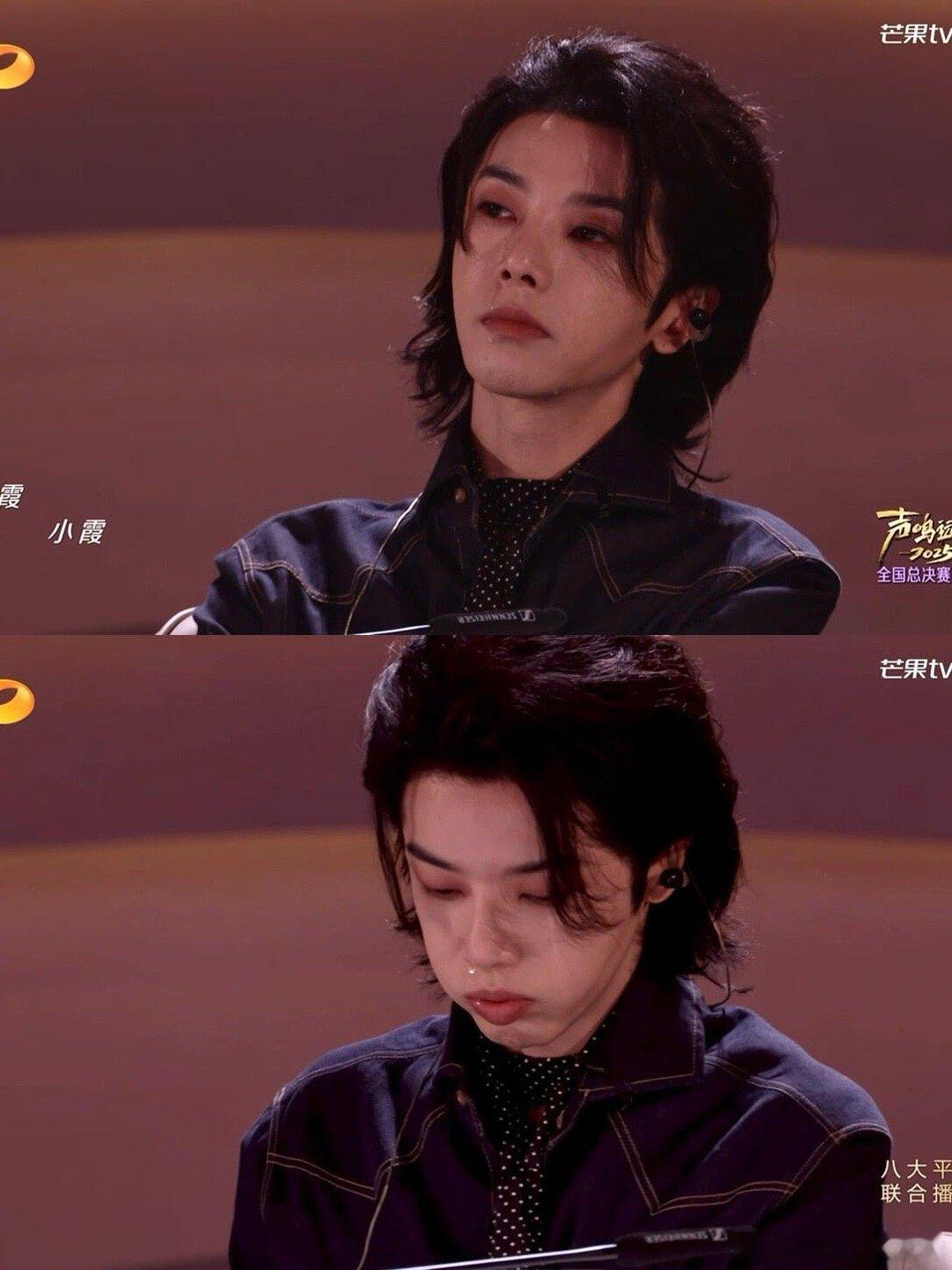 花花泪崩，原来“眼泪簌簌往下掉”是这样的🥹再硬的心此刻都触动了。先是遇泓羊的《