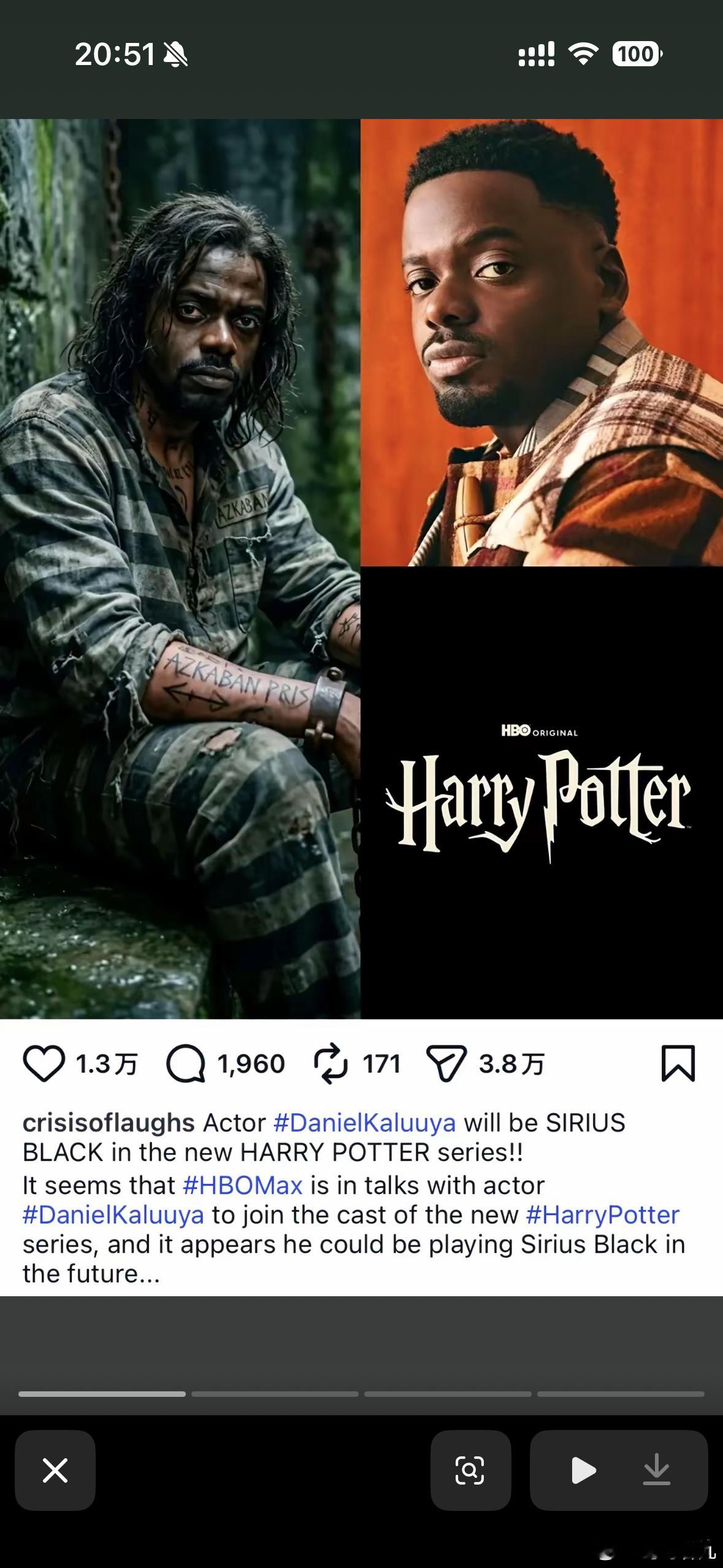 人家只是姓black又不是皮肤black 小天狼星在原著里那是英俊典雅的超级大帅