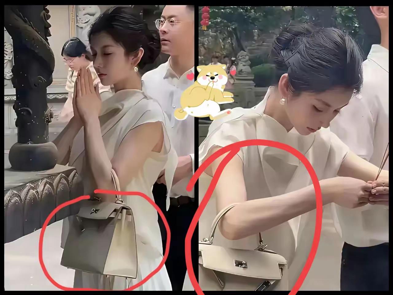 寺庙里撞见个穿金戴银的姐姐，对着佛像磕头磕得额头泛红，我当场就愣了。

心说这打