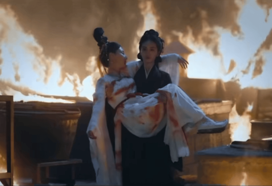刘诗诗瘦而不柴，剧宣公主抱其他女演员，还有腹肌！这么多年一直坚持自律，不愧是一姐