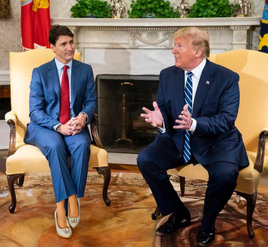 小土豆在川普总统面前变得越来越乖了……