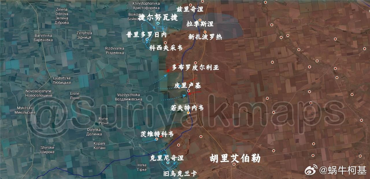 太可怕了，乌军反攻进展真大，乌苏都高潮了，嘘一地7、波克罗夫西克：乌克兰军队形成