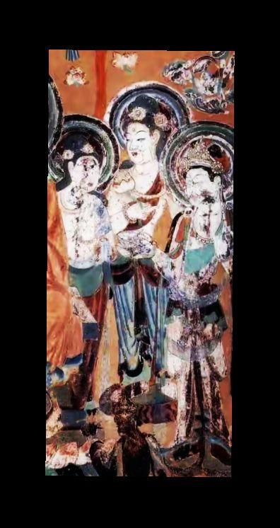 莫高窟壁画欣赏。往事越千年～古人之美  千年莫高窟壁画尽显古人审美追求...