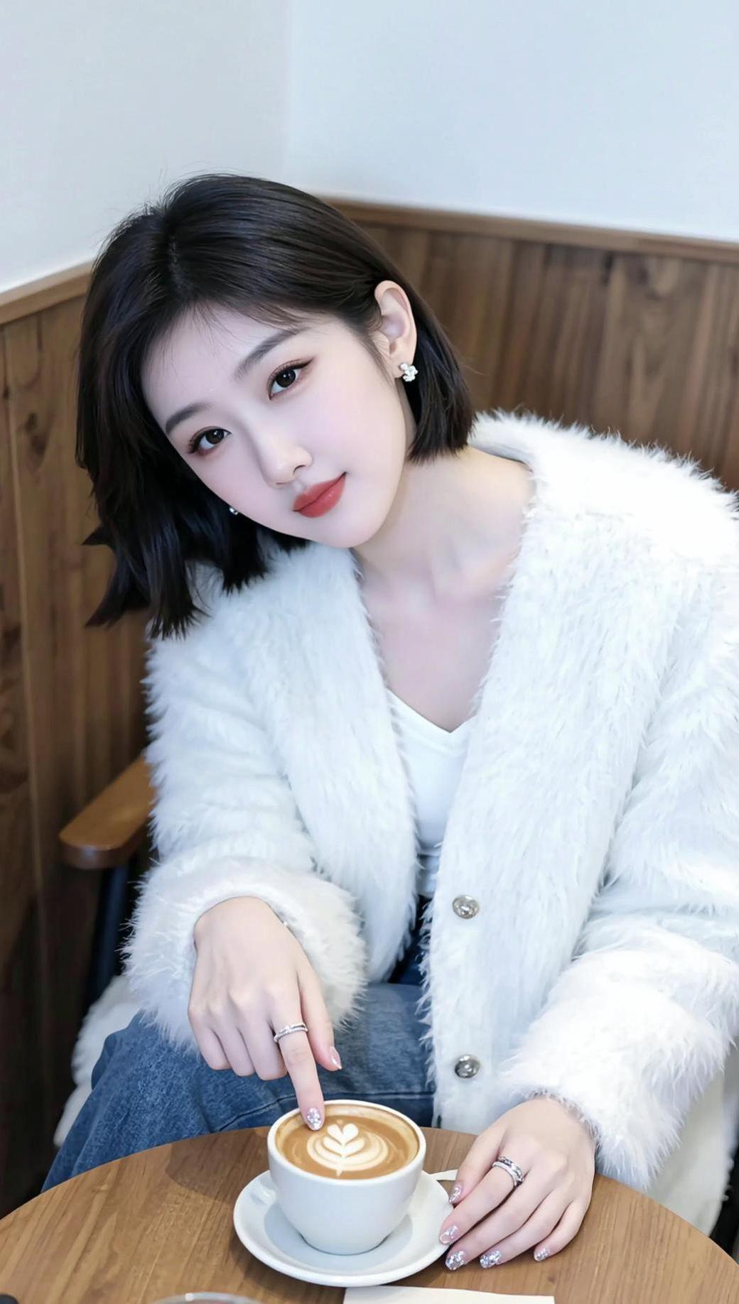 AI暖咖优雅写真 抖音ai创作