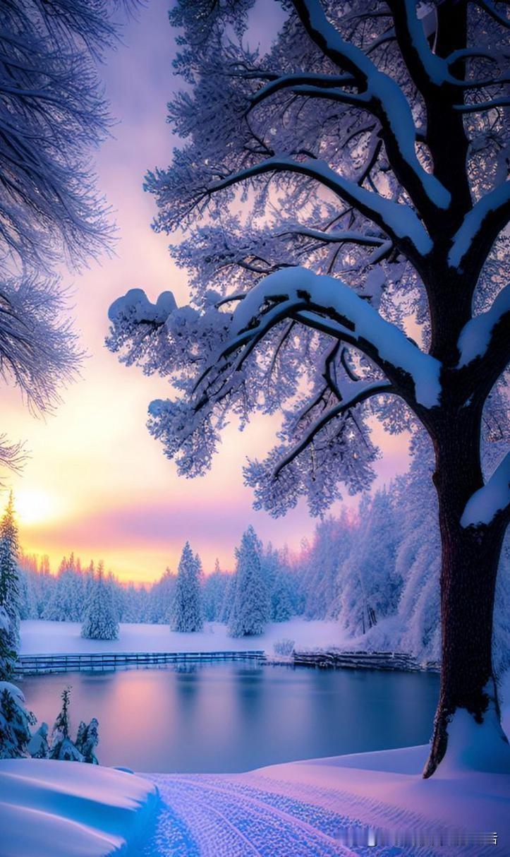 当雪花与大地相拥，冬天便有了最浪漫的告白声。于凛冽中，寻一抹温情，在寂静里，听雪