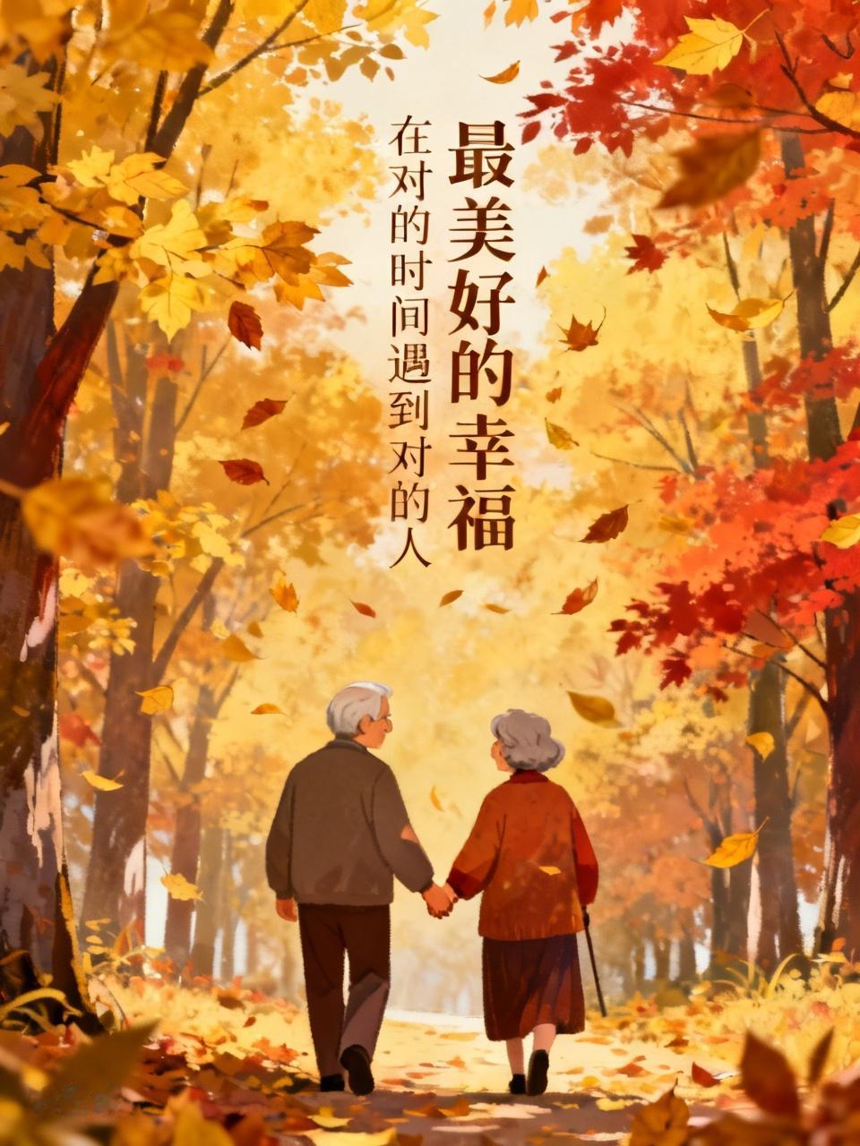 人活着最美好的幸福，莫过于在对的时间遇到对的人，然后相濡以沫相伴到老。

年轻时