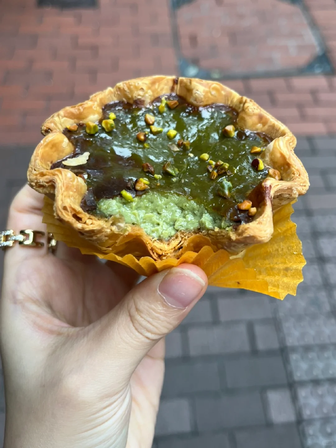 🇭🇰这辈子吃过最为真实的开心果挞