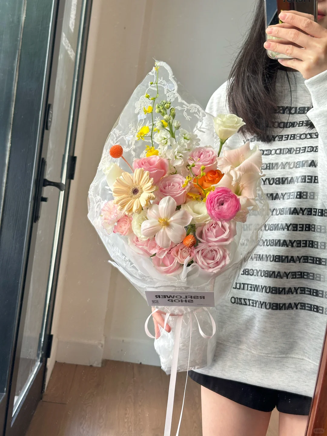 生日花束💐