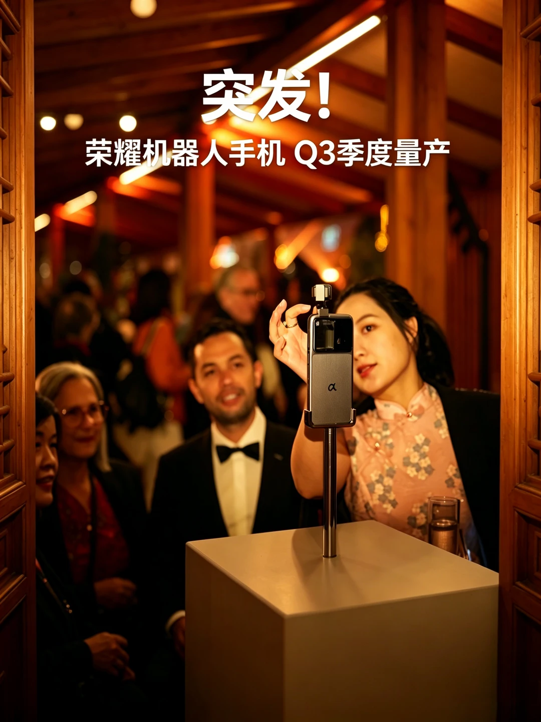 突发！荣耀的那个机器人手机量产了