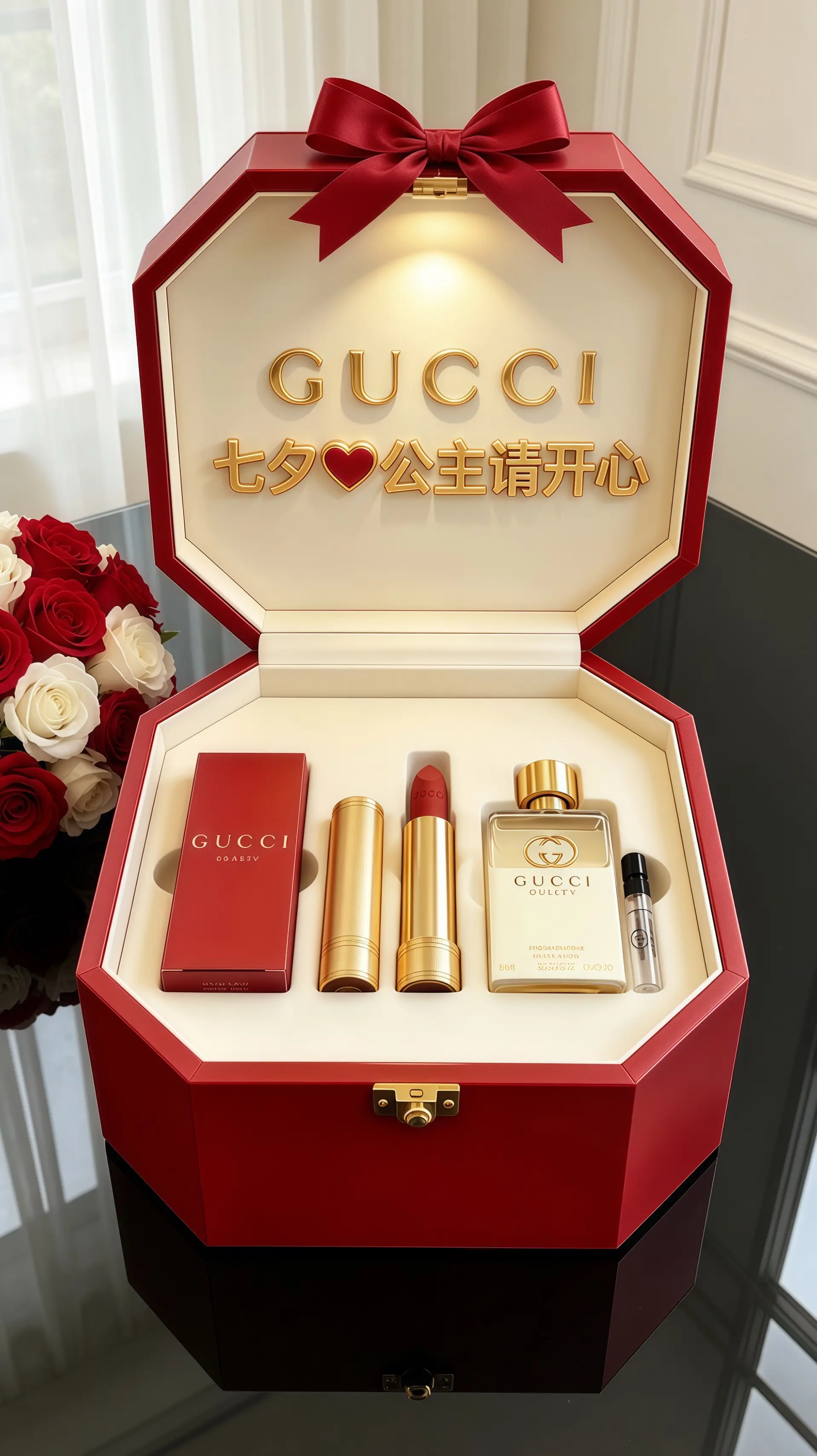 gucci礼盒 女生不能拒绝的礼物 七夕节礼物  女生喜欢收到的礼物 七夕礼物