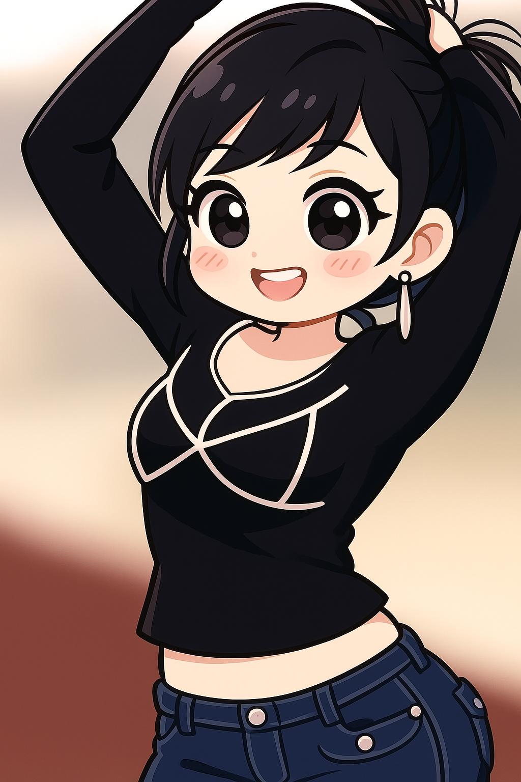 是谁？青春靓丽的美少女！