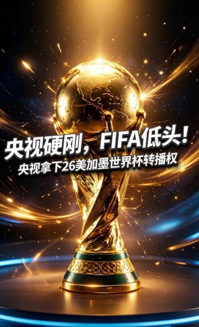 6000万拿下！FIFA秘书长急得亲自飞北京，世界杯转播权被中国球迷“砍”下来了