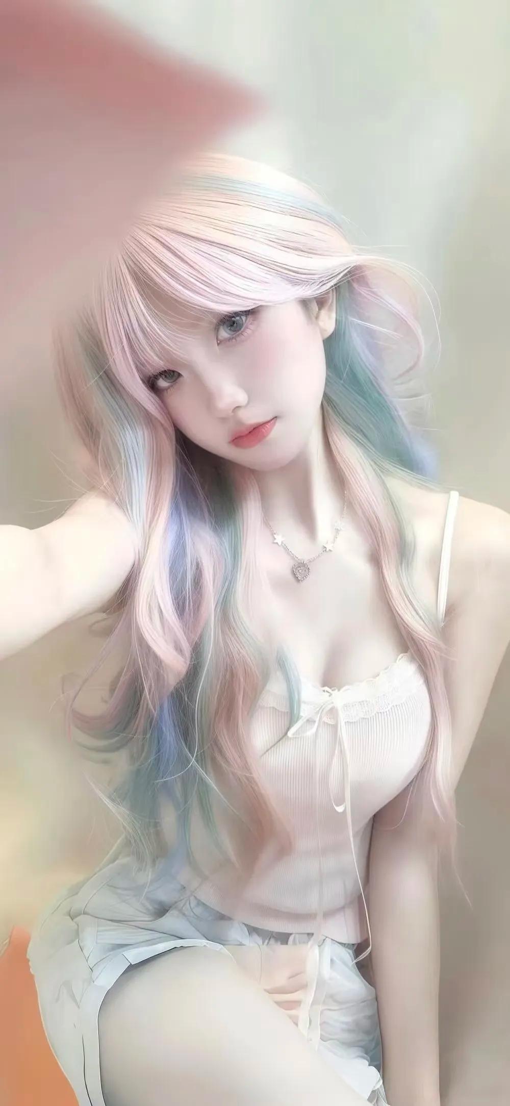 粉黛轻描，玉颜如画。