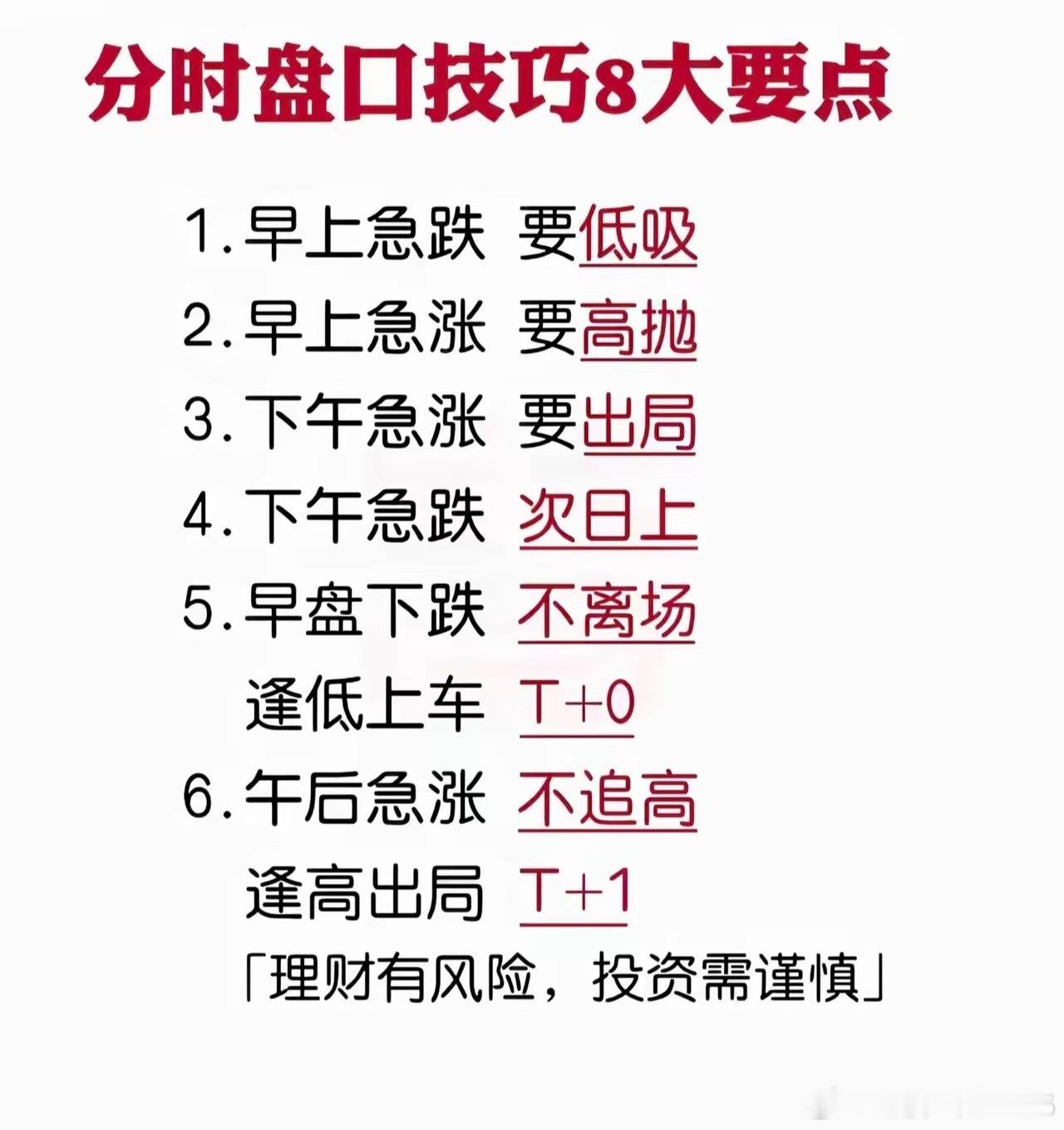 股市实操精简口诀买入纪律买卖心法趋势分时一、买入纪律午后两点半择机建仓，摒弃下跌