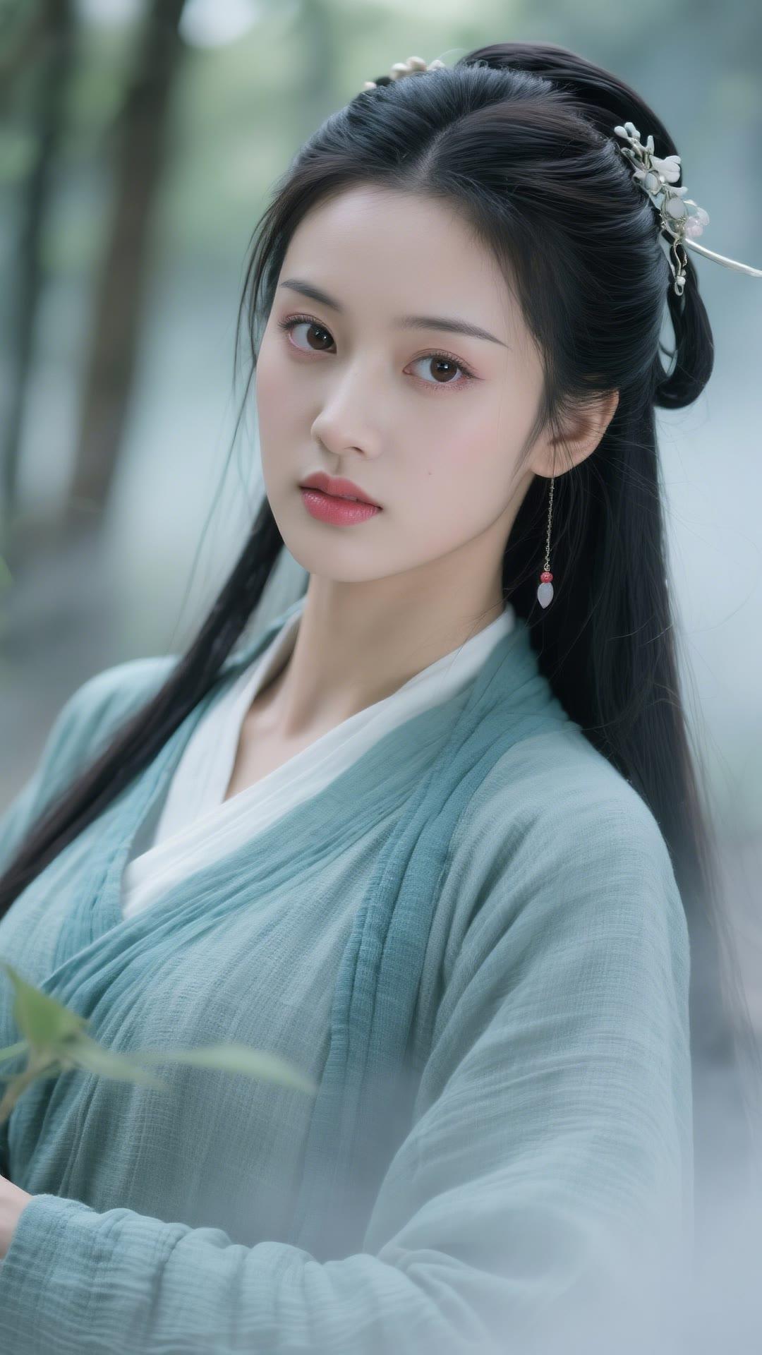 古风美人，清新脱俗，如梦如幻