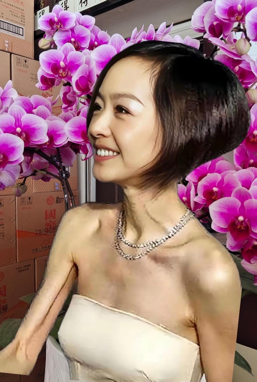 鲁豫独特的骨感美！
如果将“美”仅仅定义为符合大众审美的丰盈曲线，那么她曾经的骨