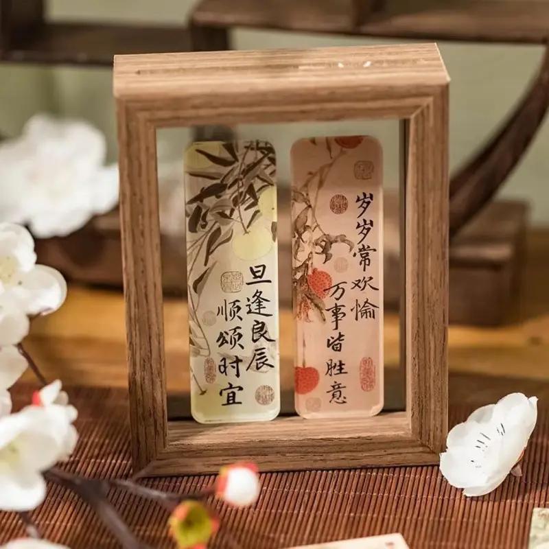 我终于找到适合冰箱的国风装饰啦 我平时就喜欢给家里来点小装饰。最近看到这款国风磁