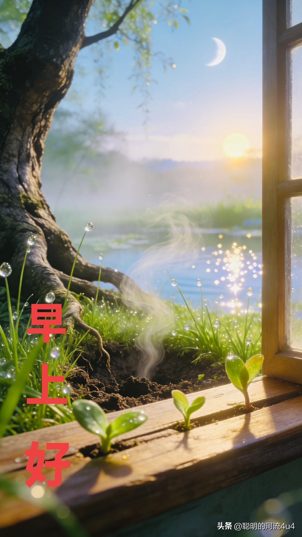 🍃🌷☕️🌞🌿🌱🌷🍃
2026年4月3日
农历二月十六
月亮才刚圆过