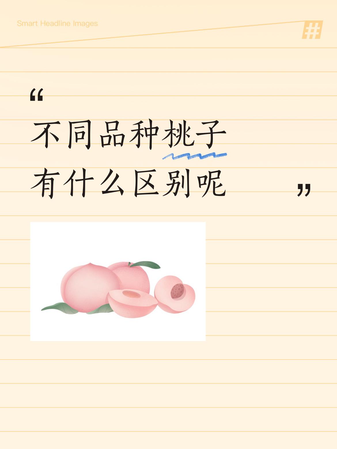 不同品种桃子有什么区别呢蟠桃也叫盘桃，扁扁的有似盘子。王母娘娘蟠桃会，把盘桃视为