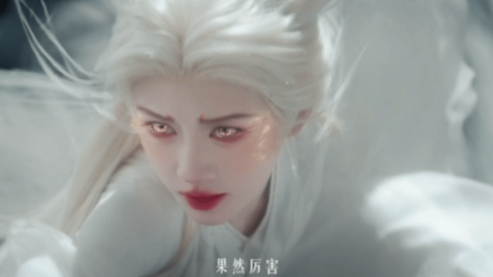 月鳞绮纪双狐神级镜头 谁懂啊！这个双狐镜头美得像一幅会动的绝世画卷！双狐的每一个