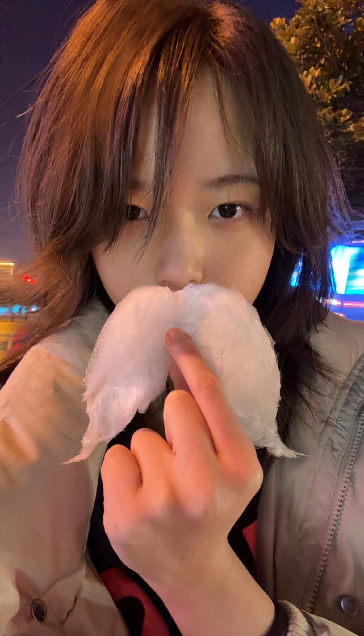 棉花糖可以当胡子