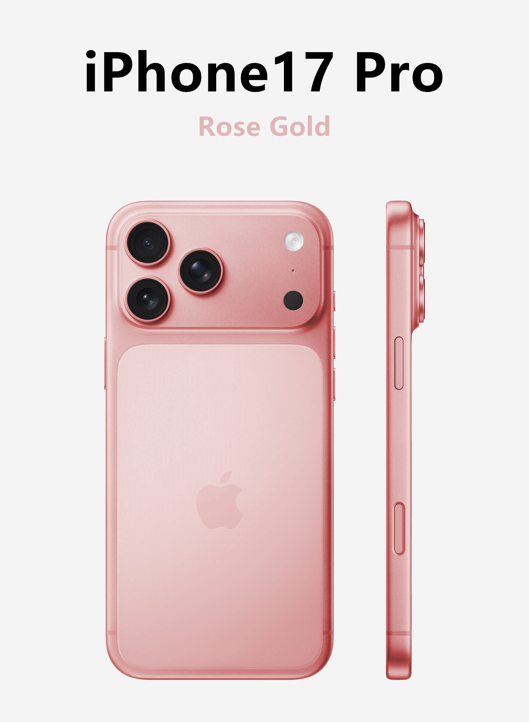 iPhone17 Pro如果出了一款玫瑰金，估计会卖爆吧[doge] ​​​