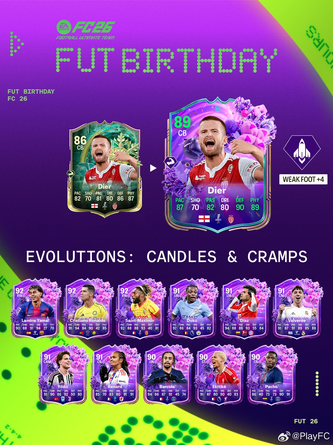 3月11日【新增进化】共 1 个1. 蜡烛与抽筋｜金币 55,000 & FC 