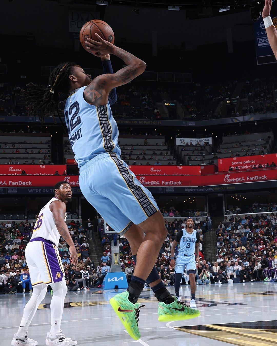 除了鞋帅点，现在的莫兰特真是让人找不出亮点nba ​​​